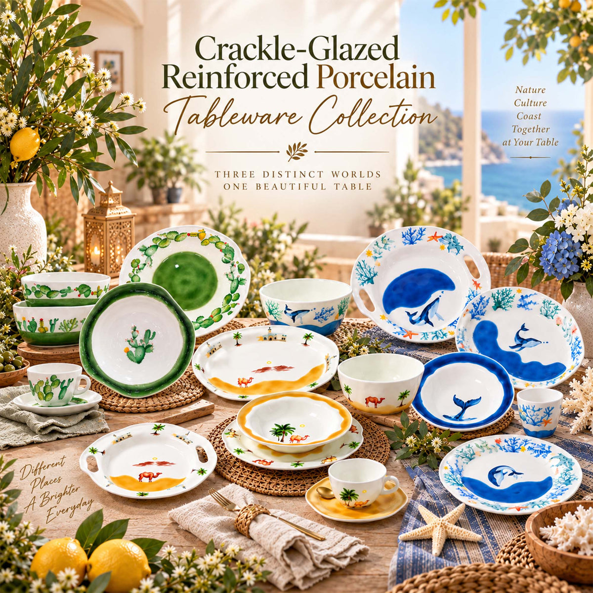 How Is Crackle-Glazed Reinforced Porcelain Tableware Made?