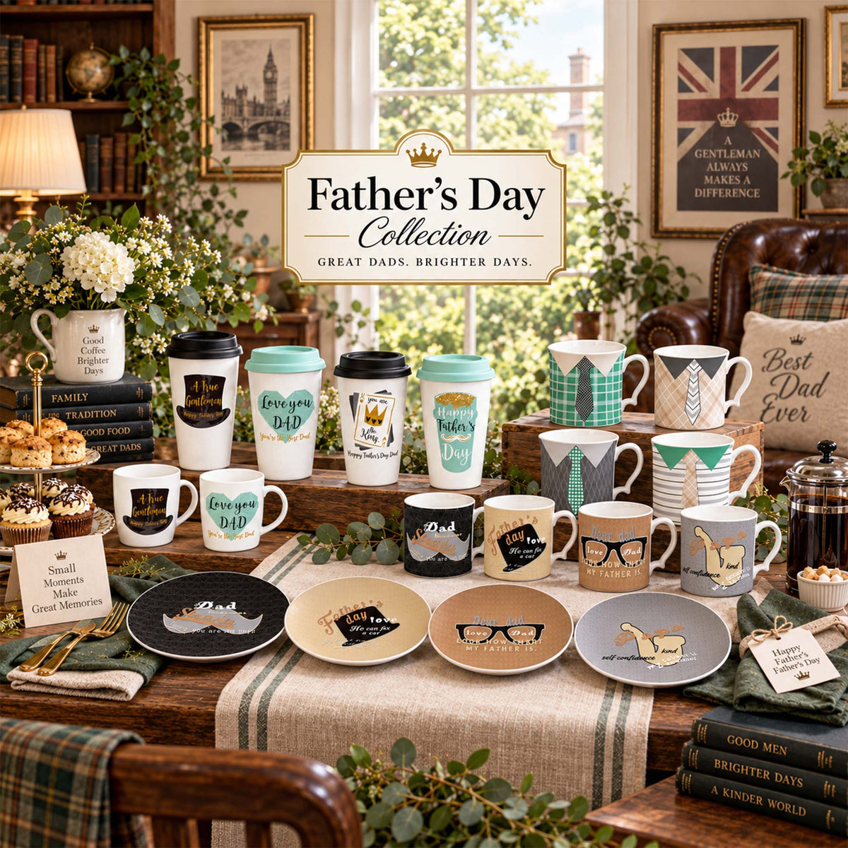Father’s Day Collection: Custom Dad Tableware, Giftware & Private Label Ceramic Solutions