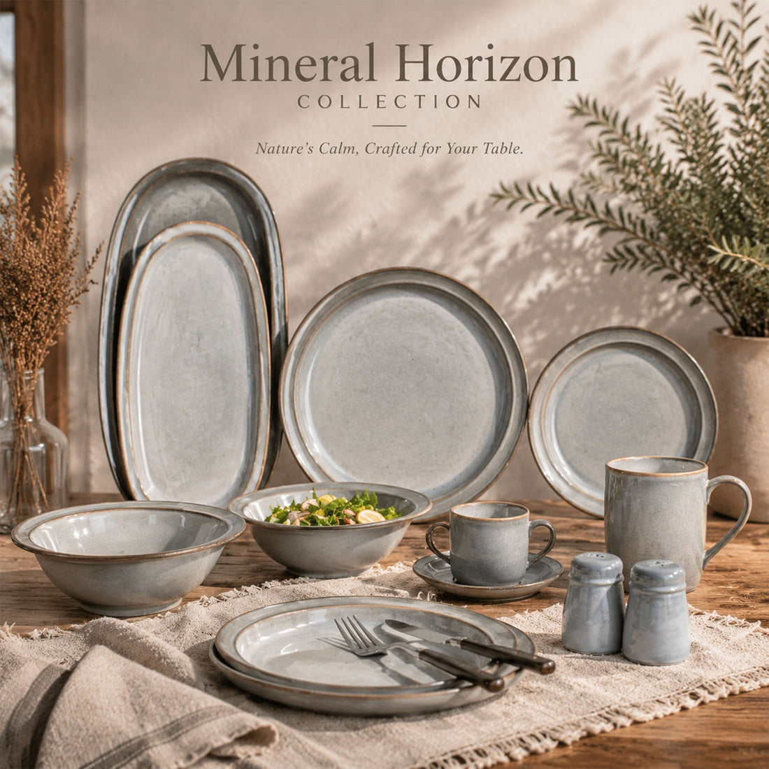 Mineral Horizon: stoneware на заказ для HoReCa