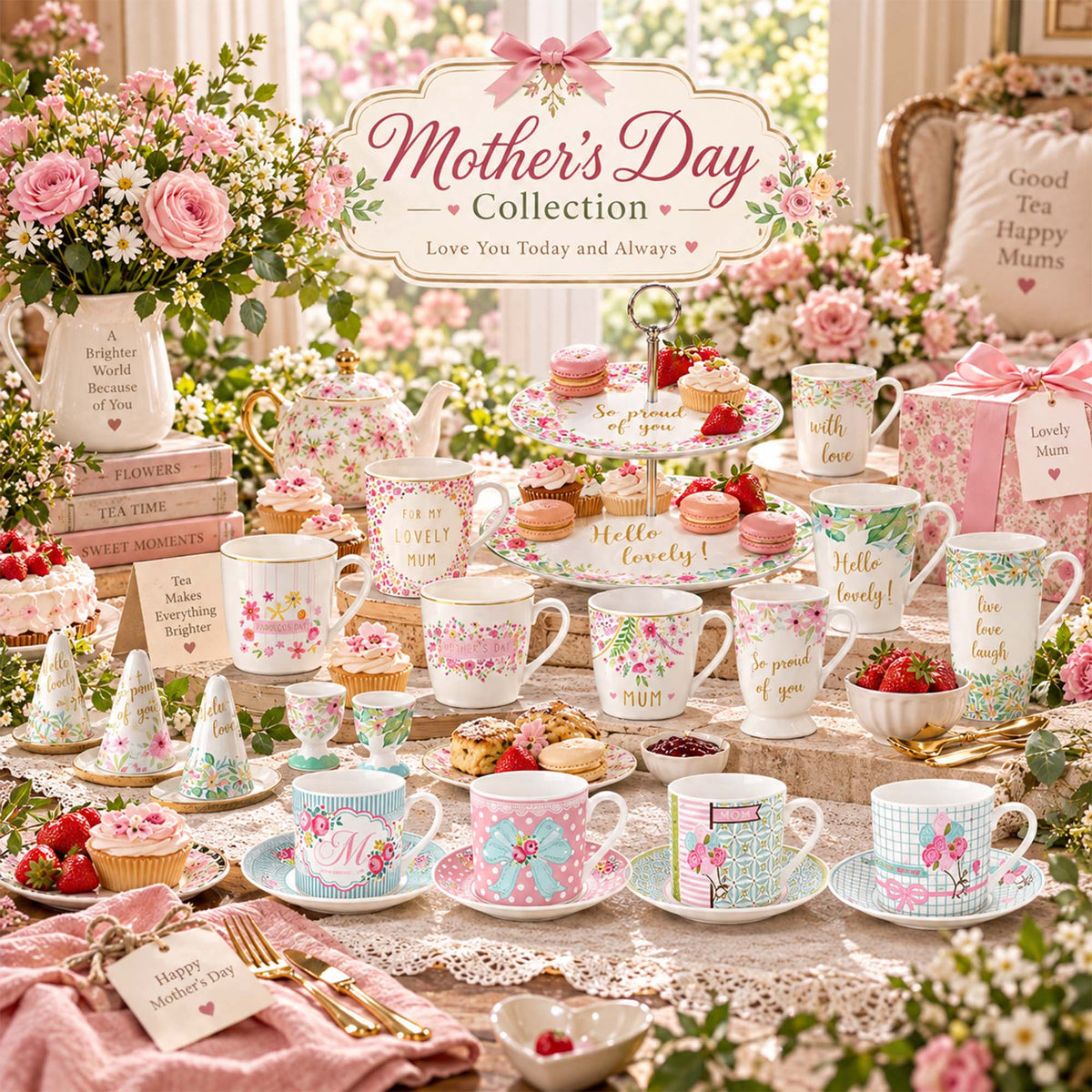 Mother’s Day Collection: Custom Mom Tableware, Tea Sets & Giftware for OEM, ODM & Private Label