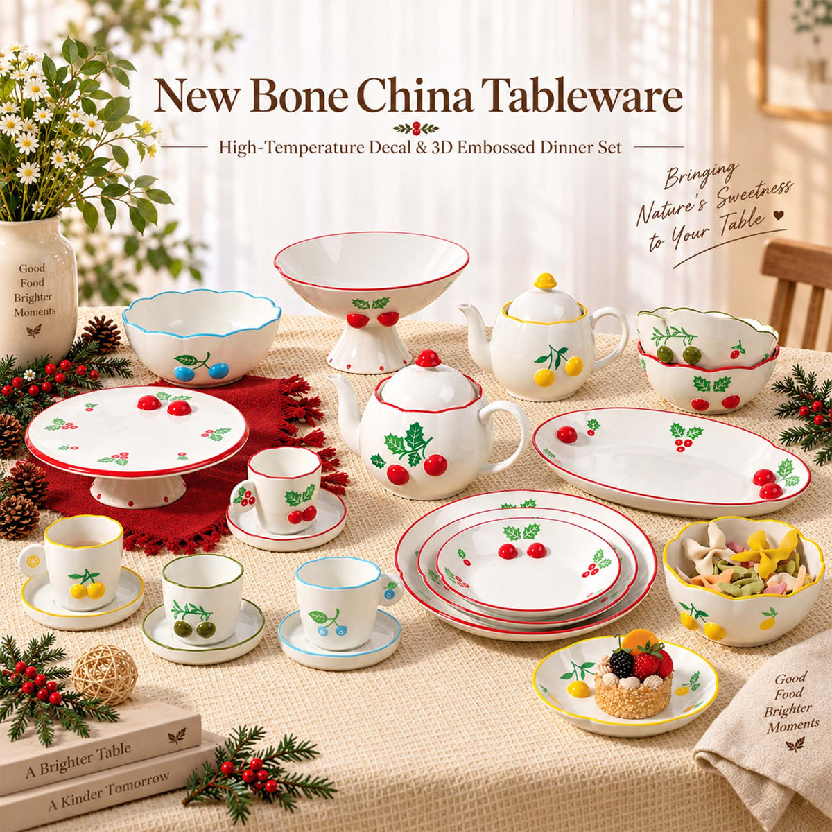 How High-Temperature Decal and 3D Embossed Details Create More Distinctive Ceramic Tableware