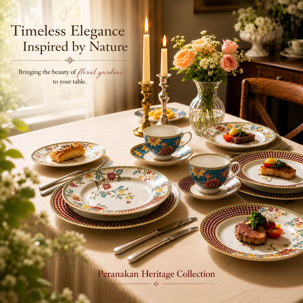 The New Nyonya Meets English Cottage: A Masterclass in Cross-Cultural Tableware Design