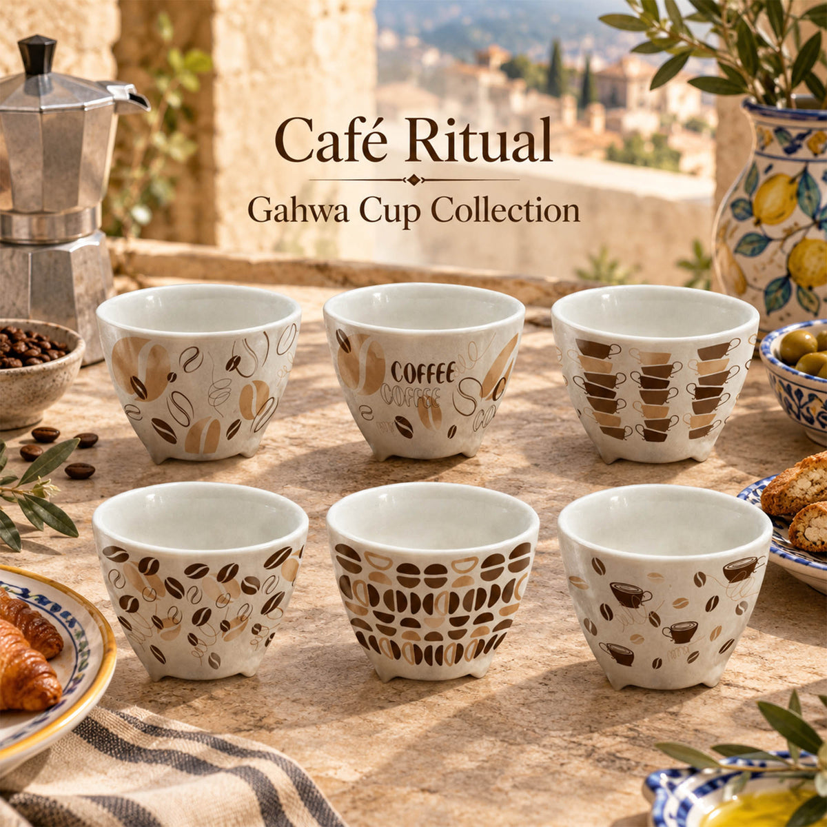 Custom Coffee-Themed Gahwa Cups: How Can Brands Build a Coordinated Retail and Gift Collection?