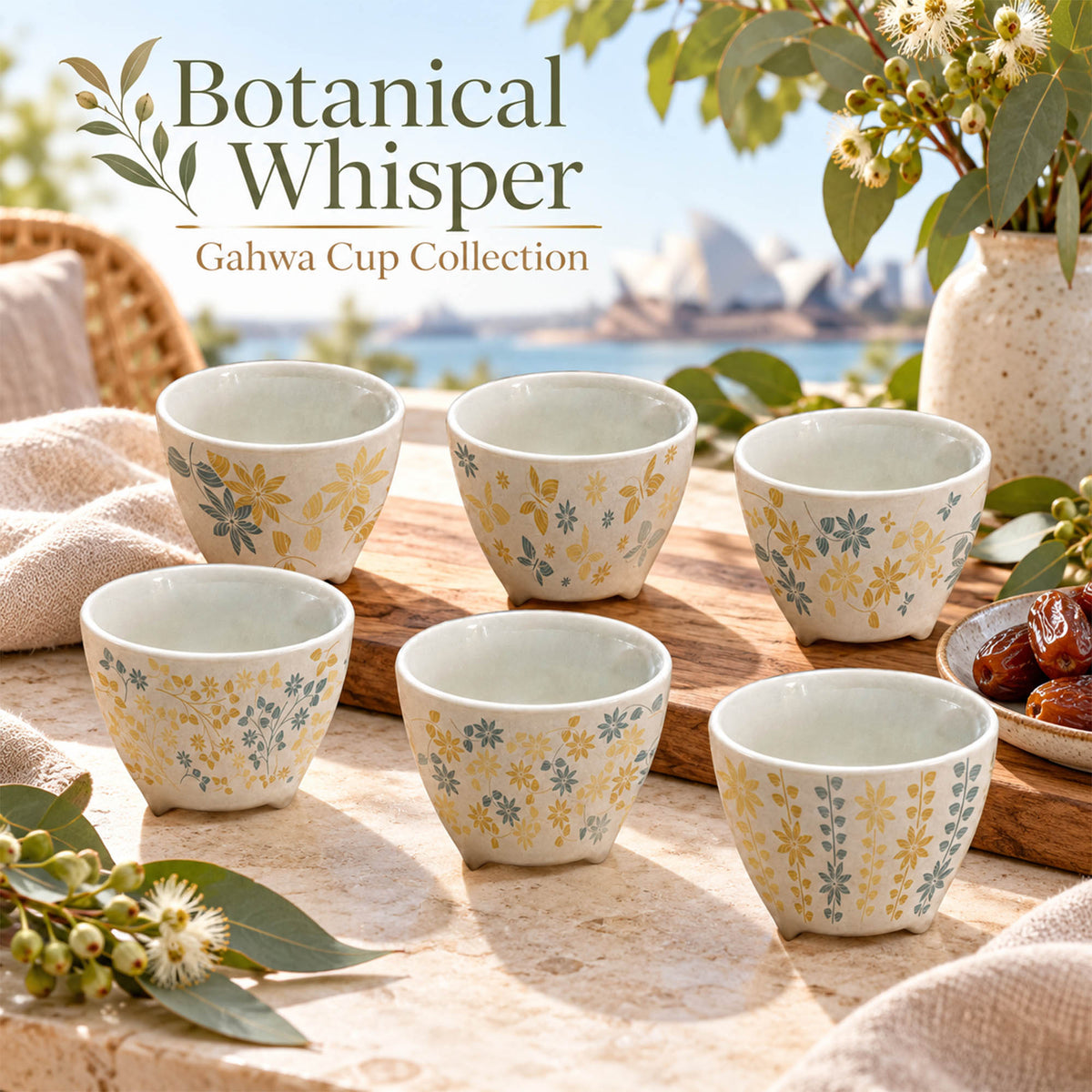 Custom Floral Gahwa Cups: How Can Brands Build a Botanical Coffee and Gift Collection?