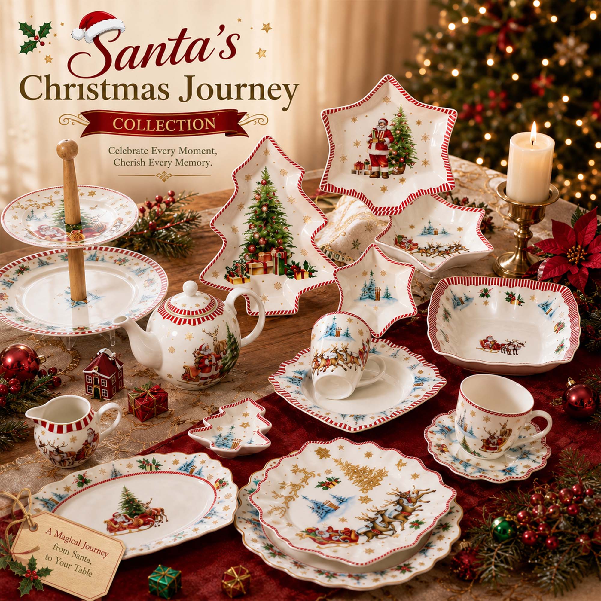 Donglin Homeware Santa’s Christmas Journey Collection