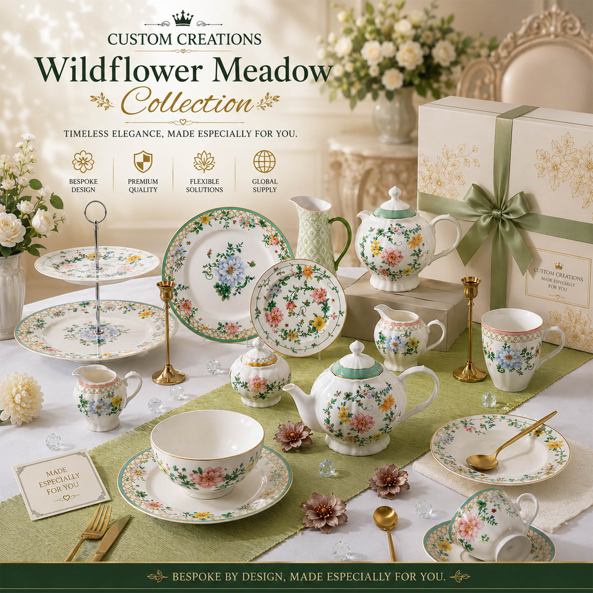 Donglin Homeware Wildflower Meadow Collection