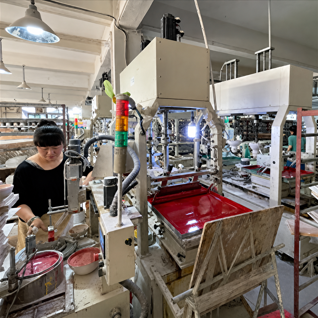 Donglin Homeware Ceramic Production Process - Glaze Handcraft