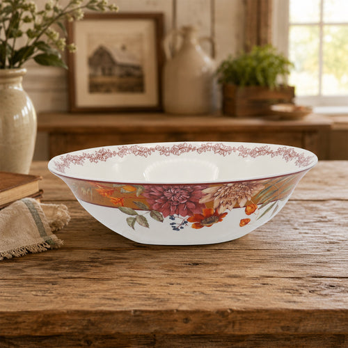 Donglin Homeware Autumn Bounty Collection Bowl 9-inch