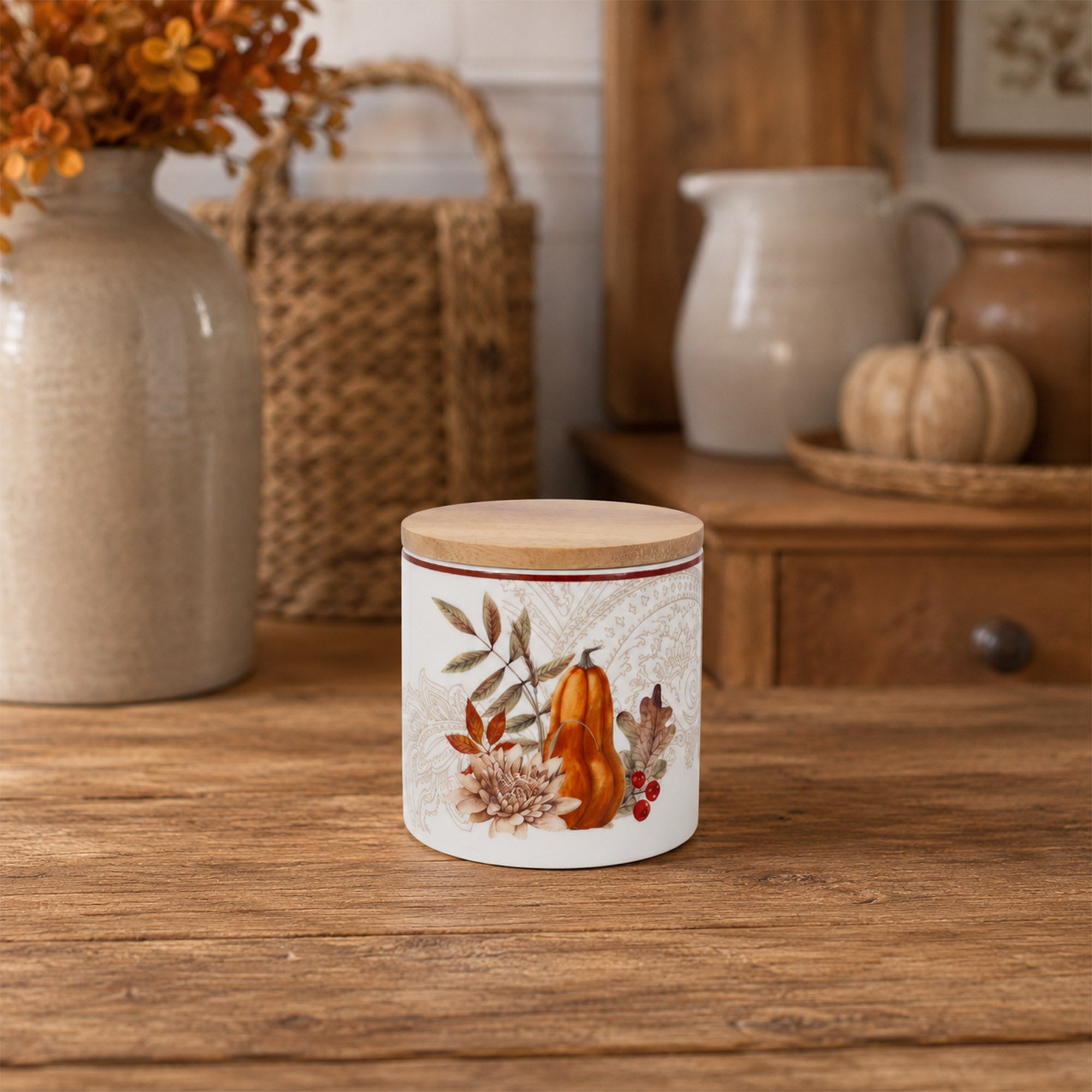 Donglin Homeware Autumn Bounty Collection Canister 500ml