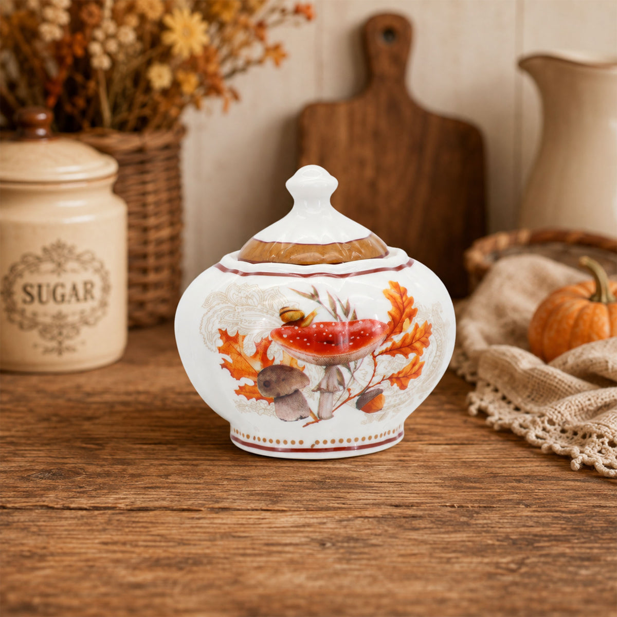 Donglin Homeware Autumn Bounty Collection Sugar Pot 350cc