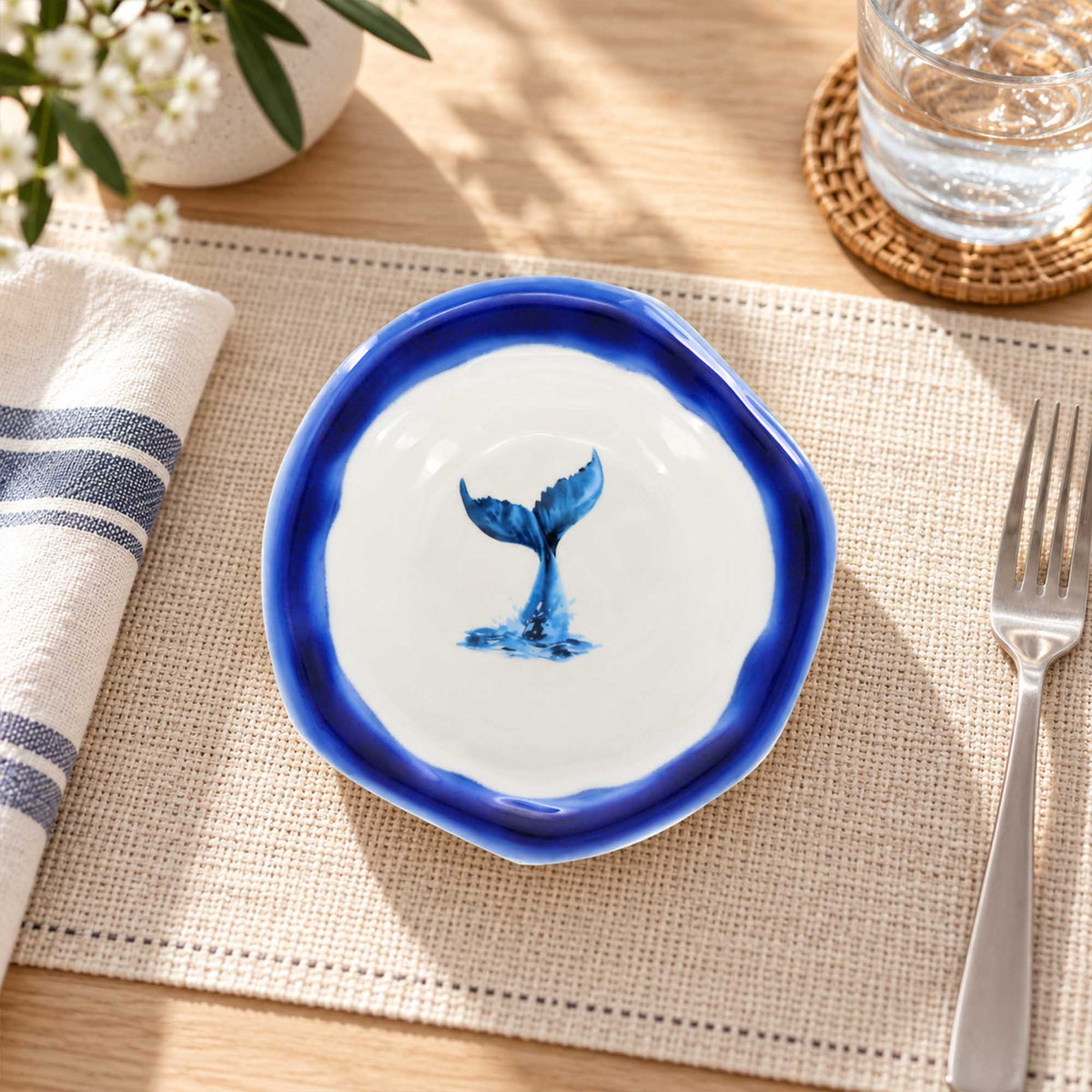 Donglin Homeware Azure Marine Collection Soup Plate 8.75-inch