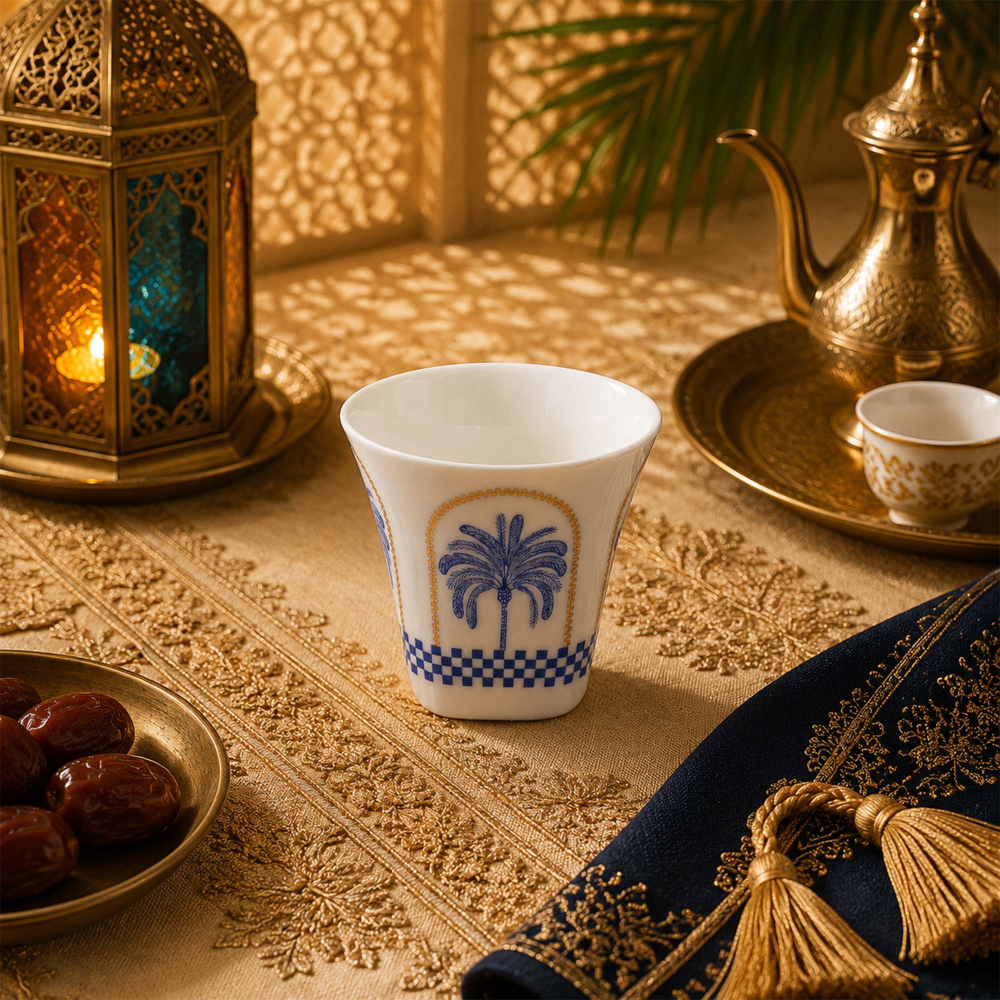 Donglin Homeware Azure Riviera Collection Gahwa Cup 80cc
