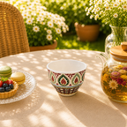 Donglin Homeware Batik Peranakan - Vintage Style Ceramic 80cc Cup