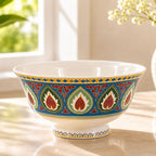 Donglin Homeware Batik Peranakan - Vintage Style Ceramic Bowl 4.75-inch