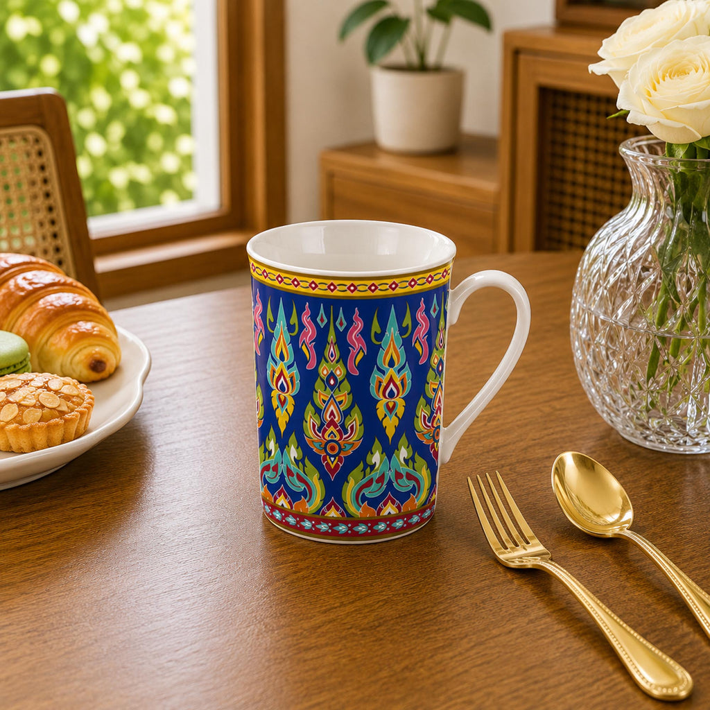 Donglin Homeware Benjarong Silk Road Collection Mug 320cc