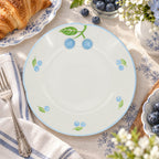 Donglin Homeware Blueberry Garden Collection Dessert Plate 8-inch