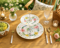 Botanical Floral - Nature Style Ceramic 2-tier Cake Plate