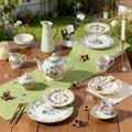 Donglin Homeware Botanical Floral - Nature Style Ceramic Dinnerware Set