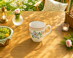 Donglin Homeware Botanical Floral - Nature Style Ceramic Mug 350cc