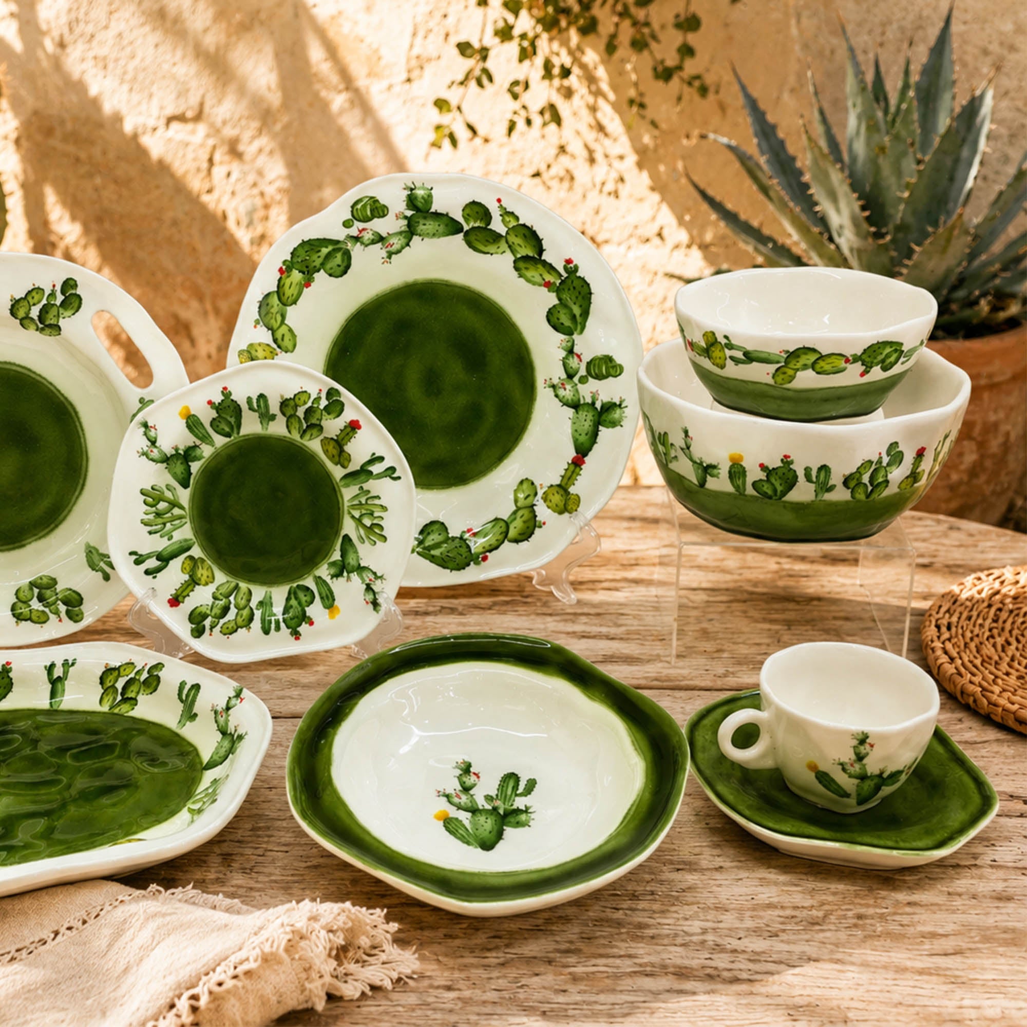 Donglin Cactus Succulent - Minimalist Style Ceramic Tableware