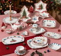 Donglin Homeware Christmas Santa & Sleigh  - Cartoon Style Ceramic Tableware Set