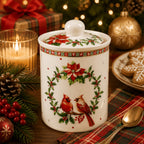 Donglin Homeware Christmas Woodland Collection Canister 800ml