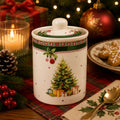 Donglin Homeware Christmas Woodland Collection Canister 800ml