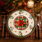 Christmas Woodland Collection Dessert Plate 8-inch