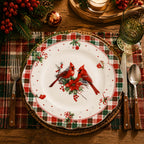 Christmas Woodland Collection Dessert Plate 8-inch