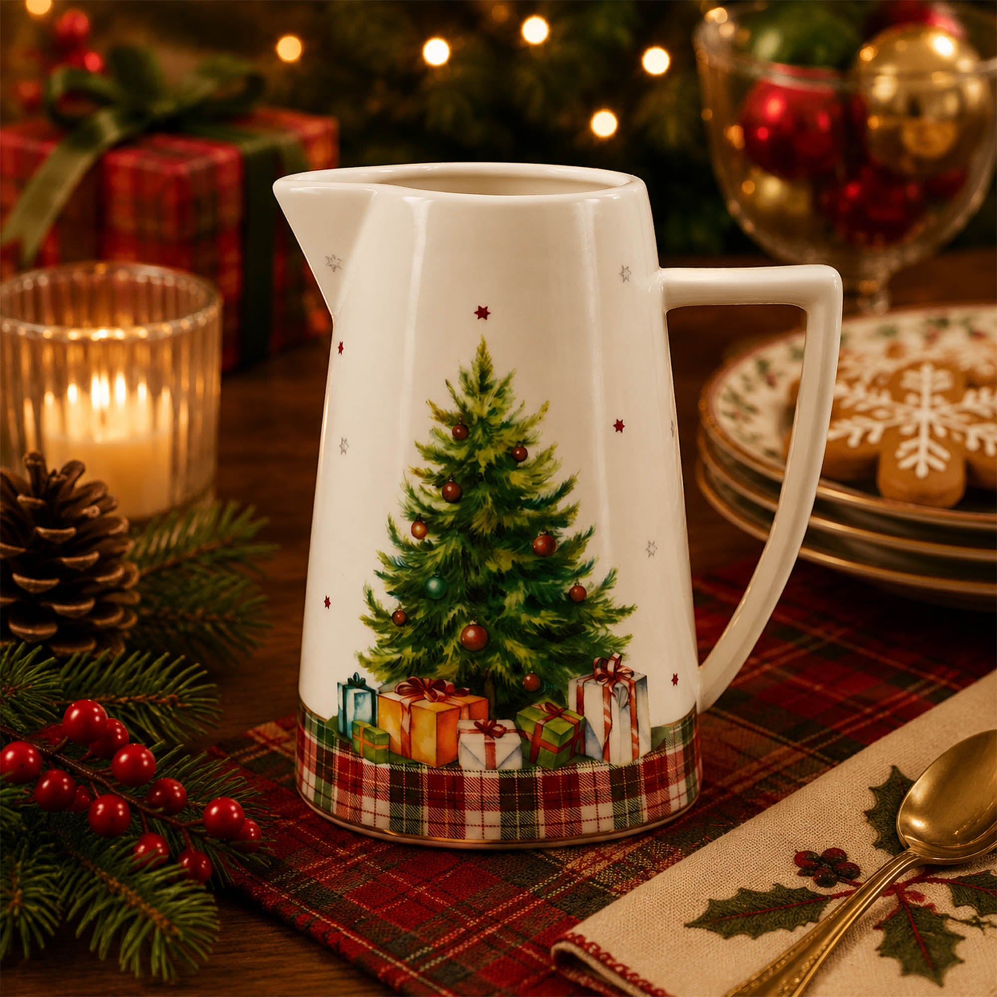 Donglin Homeware Christmas Woodland Collection Jug 900ml