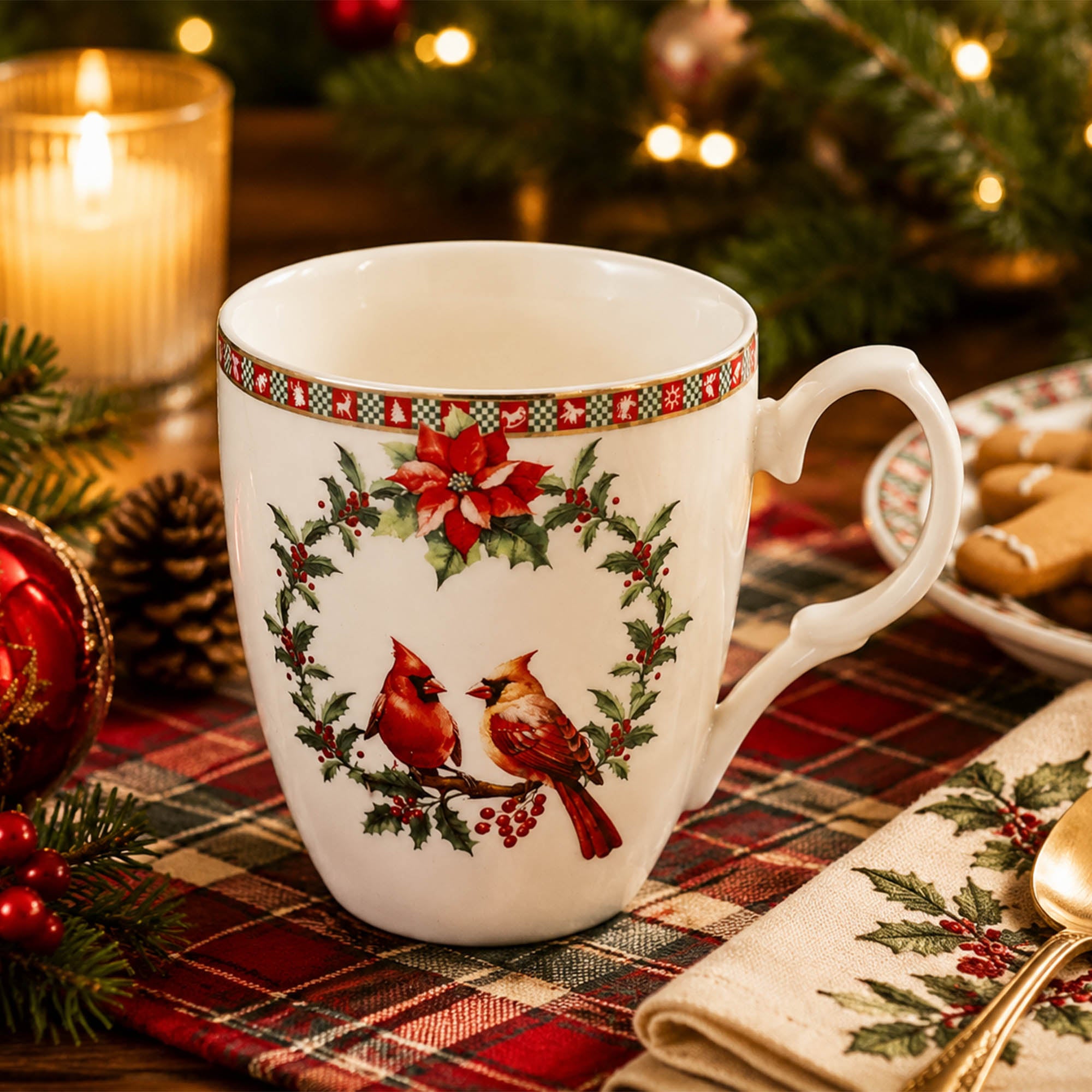 Donglin Homeware Christmas Woodland Collection Mug 360cc