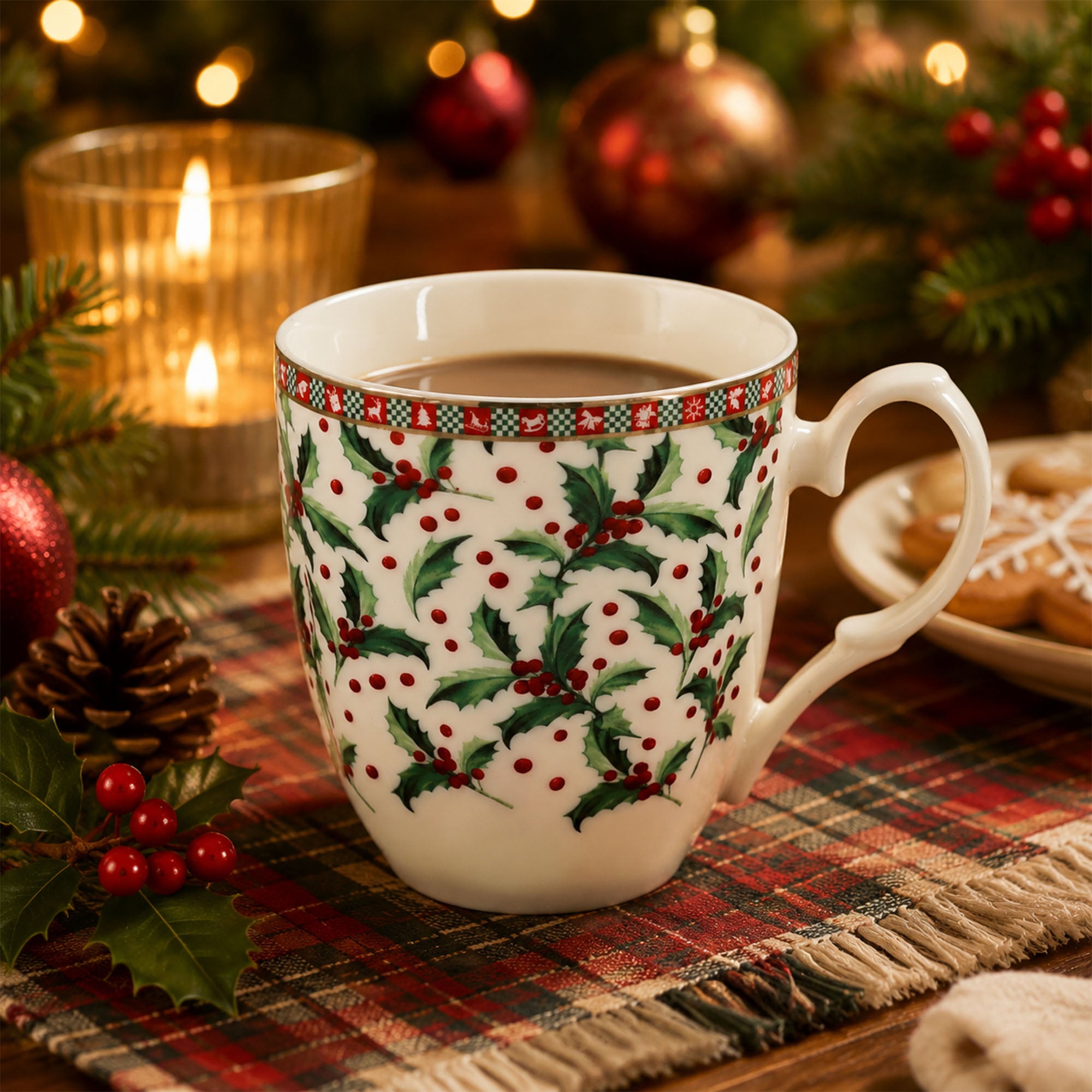 Donglin Homeware Christmas Woodland Collection Mug 360cc