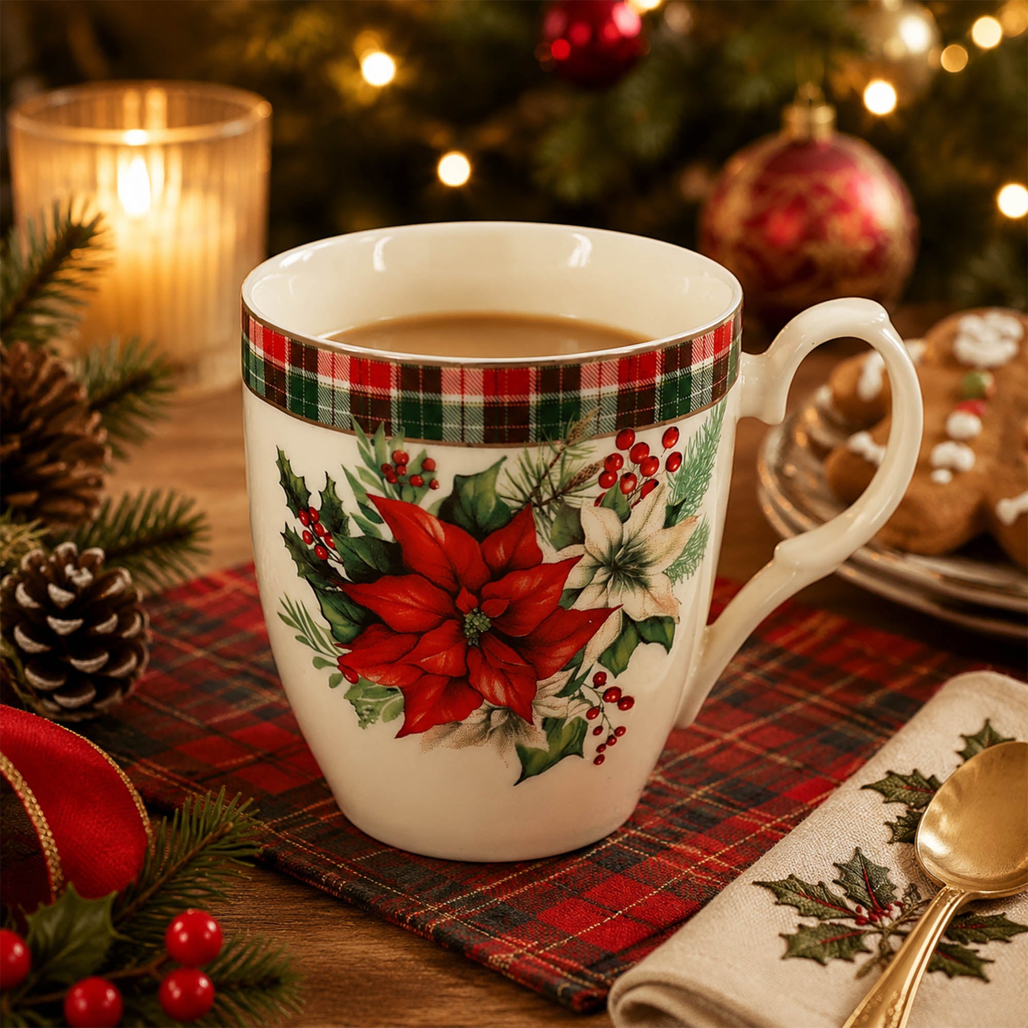 Donglin Homeware Christmas Woodland Collection Mug 360cc
