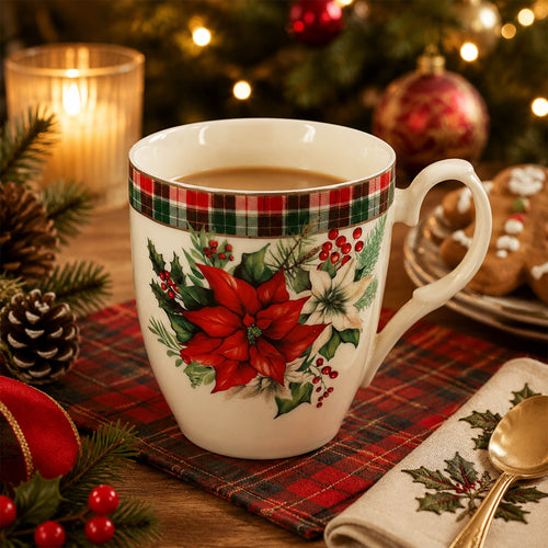 Donglin Homeware Weihnachtswaldsammlung Becher 360 ml