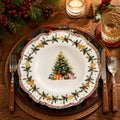 Donglin Homeware Christmas Woodland Collection Soup Plate 8.5-inch