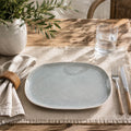 Donglin Homeware Coastal Mist Collection Oval Plate 14-inch