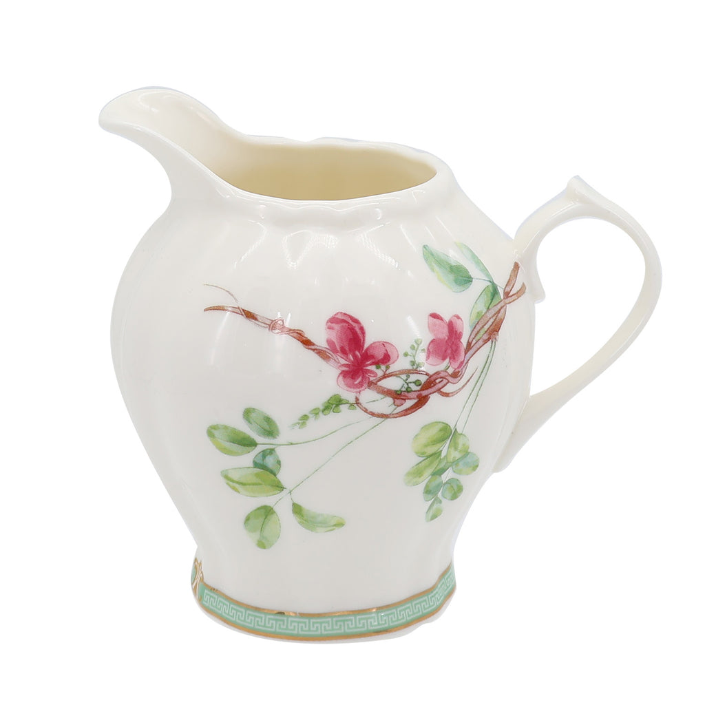 Donglin Homeware Herbal Bloom - Farmhouse Style Ceramic Tableware Set 400ml cramer with spatolobi stem