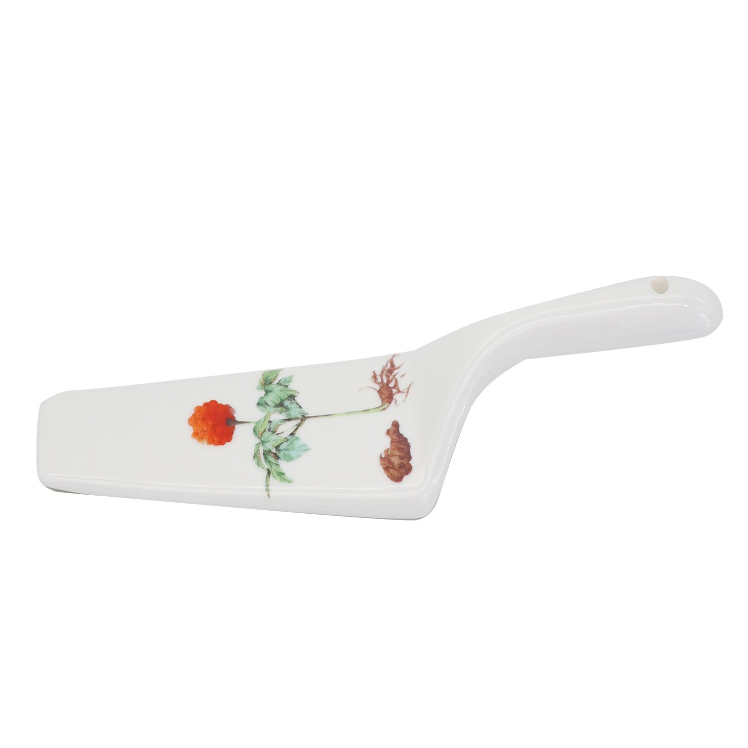 Donglin Homeware Herbal Bloom - Farmhouse Style Ceramic Tableware Set cake shovel pattern with safflower