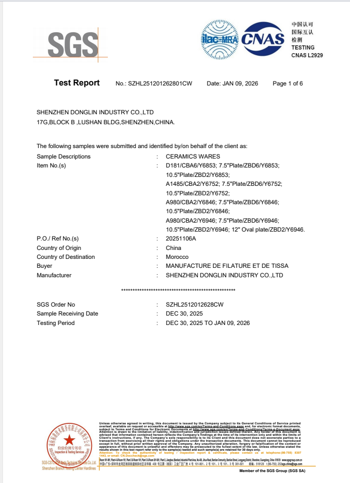 SGS Certification