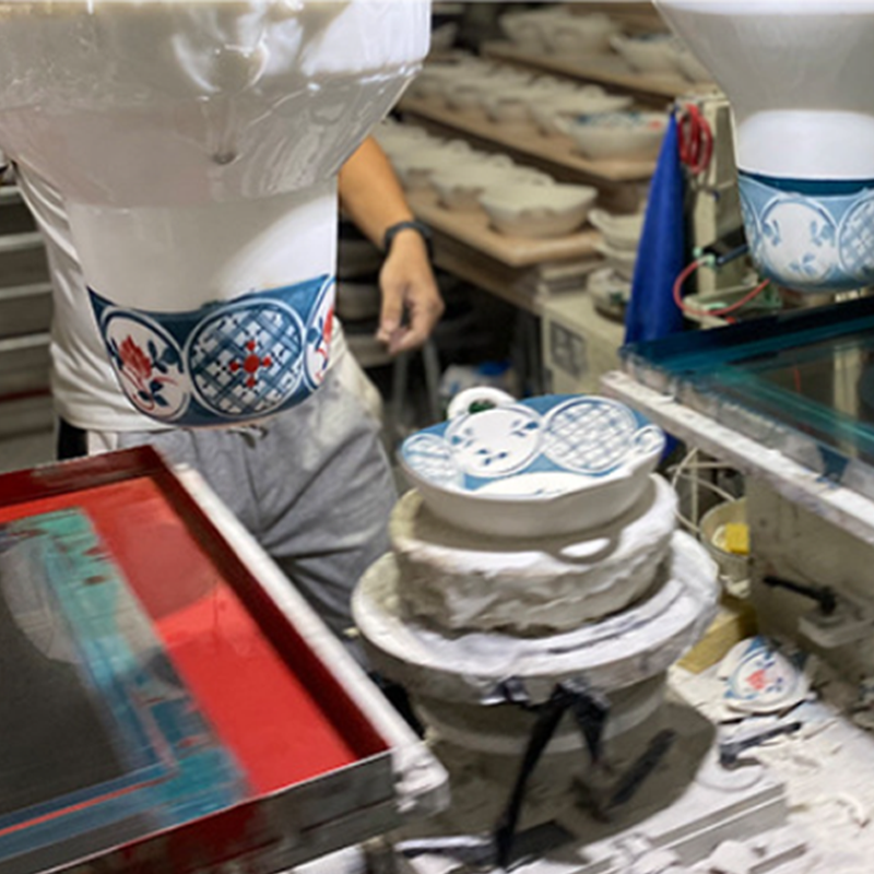 Donglin Homeware Ceramic Production Process - Pad Printing Coloring