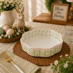 Donglin Homeware Easter Bunny Garden Collection Baking Dish 20.5cm