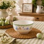 Donglin Homeware Easter Bunny Garden Collection Bowl 5.5-inch