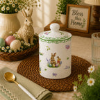 Donglin Homeware Easter Bunny Garden Collection Canister 800ml