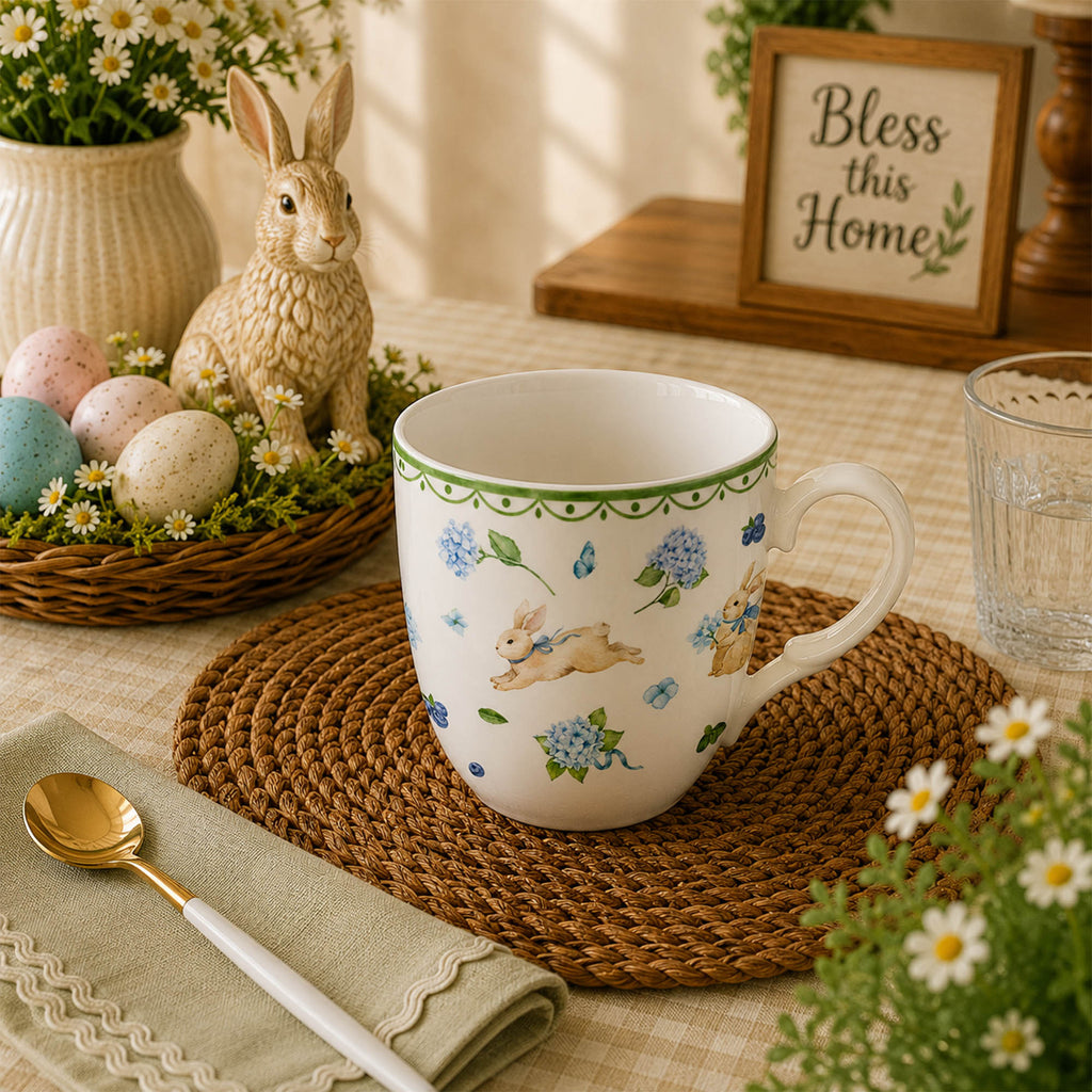 Donglin Homeware Easter Bunny Garden Collection Mug 350cc