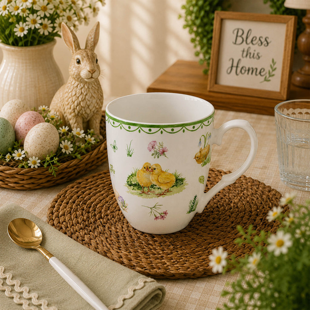 Donglin Homeware Easter Bunny Garden Collection Mug 350cc