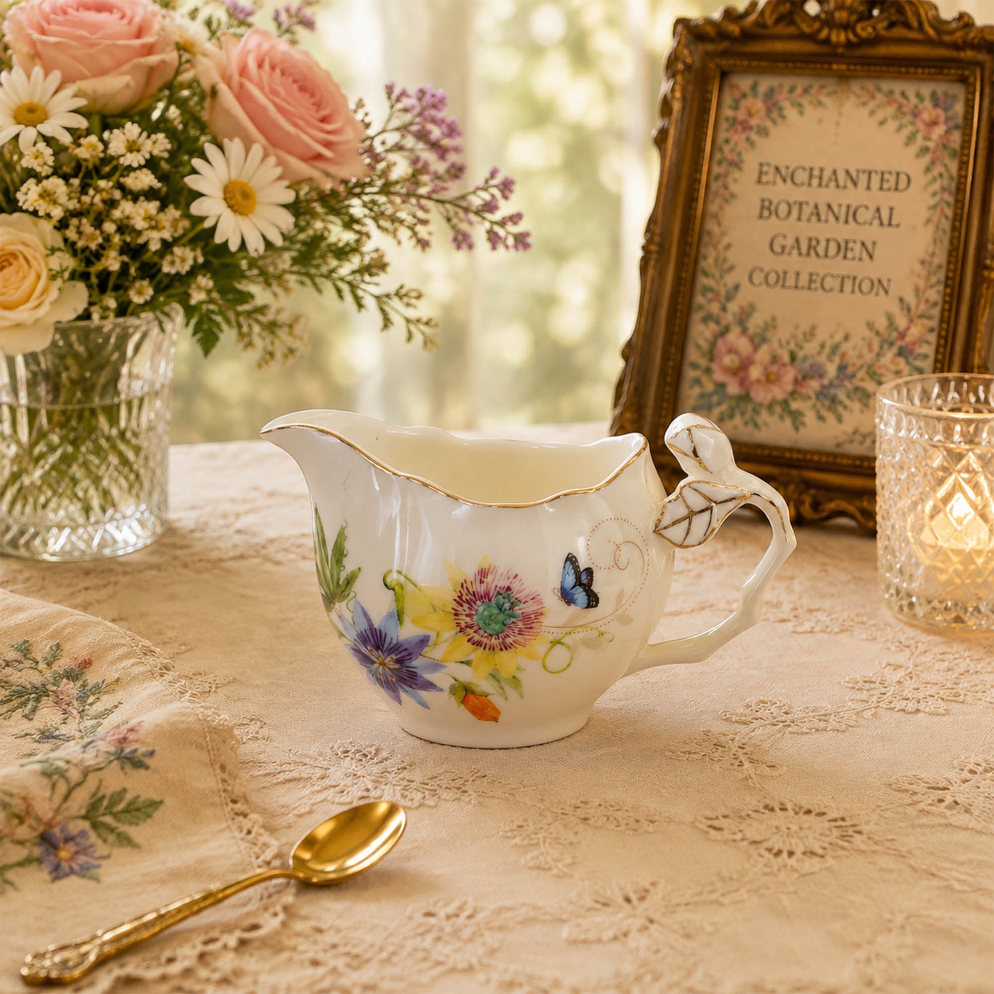 Donglin Homeware Enchanted Botanical Garden Collection Creamer 200cc