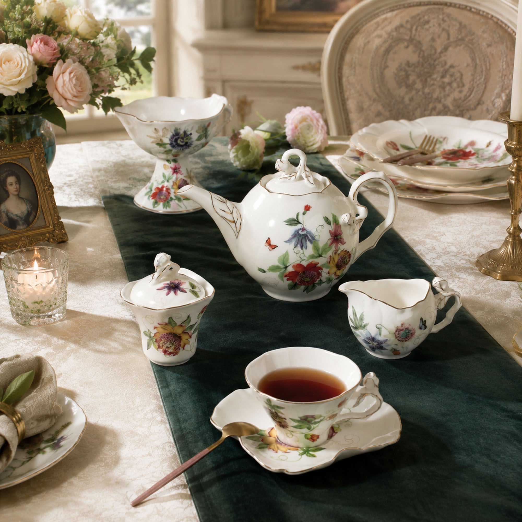 Donglin Homeware Enchanted Botanical Garden Collection Dinnerware | Custom Gift & B2B Sourcing