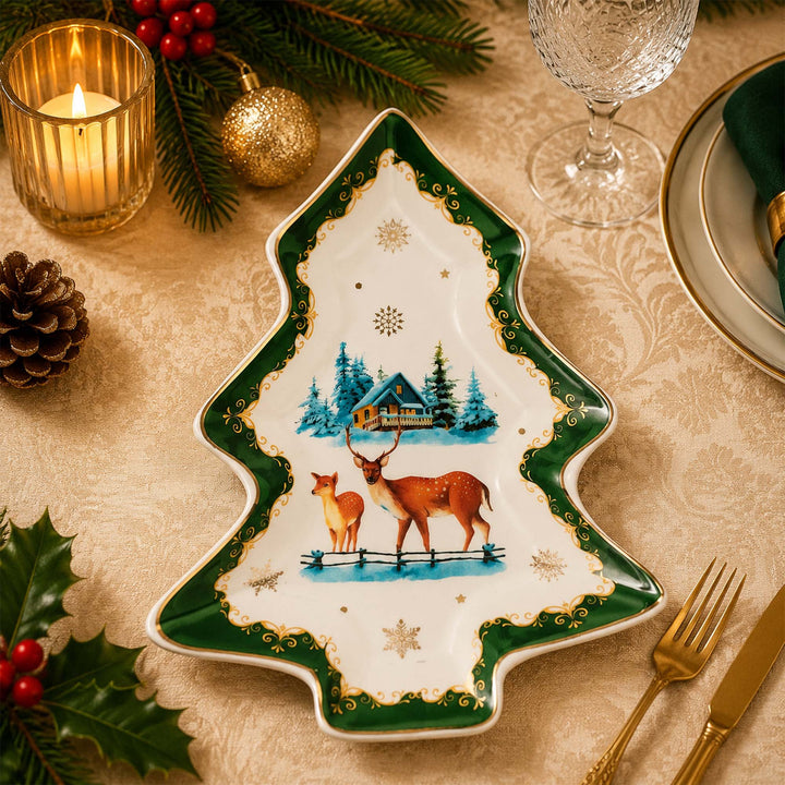Tree-shaped dishes