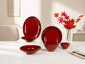 Donglin Homeware Garnet Glow - Vintage Style Ceramic Tableware Set