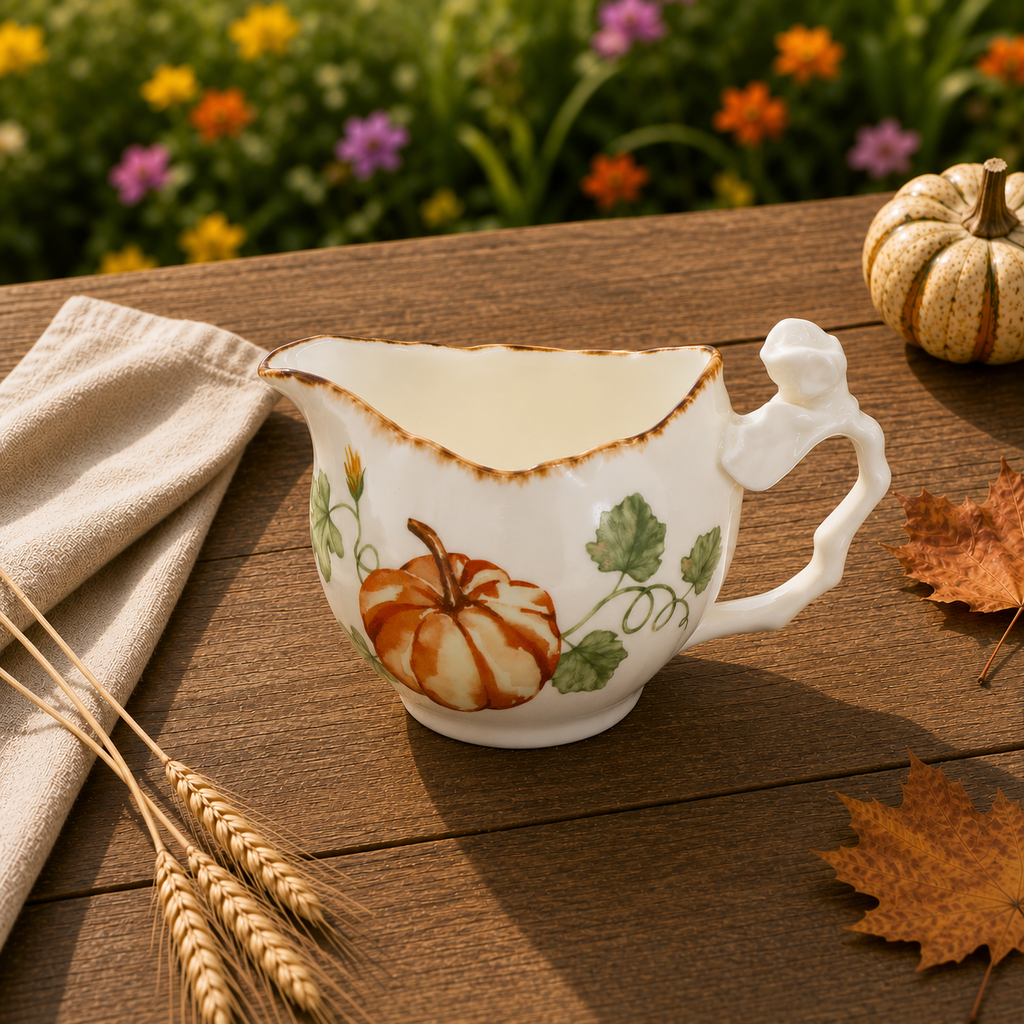 Donglin Homeware Gilded Harvest - Nature Style Ceramic Creamer 200cc